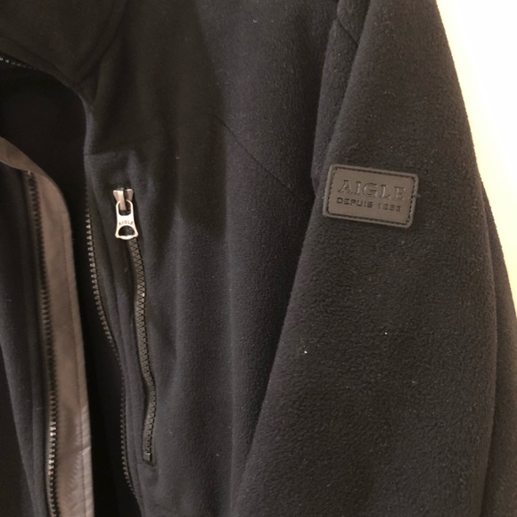 Aigle zipped fleece Gore-Tex infinium wind stopper - Picture 3 of 9